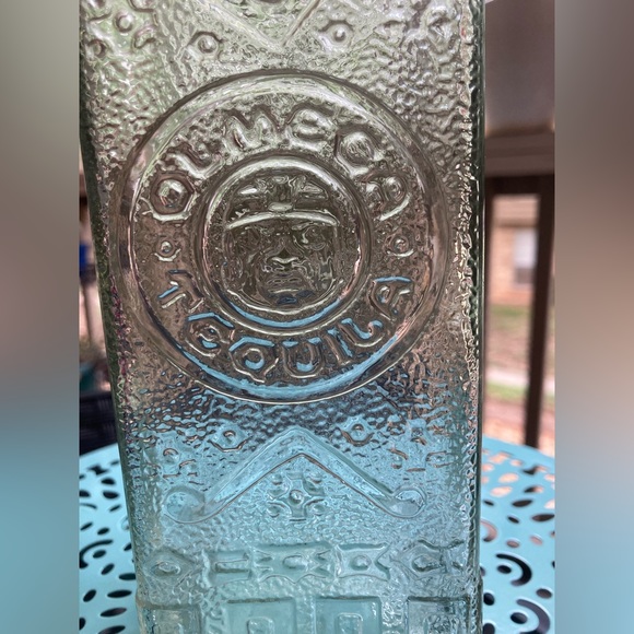 Vintage 1977 Olmeca Decorative Tequila 1Ltr Decanter Refillable Disc Bottle EVC - Picture 2 of 11